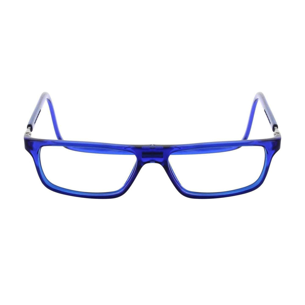 Lunettes aimantées Clic Executive Bleu avec verres de proximité Varionet - vue de face