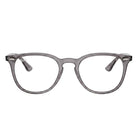 lunettes Rayban onde en acétate gris transparent